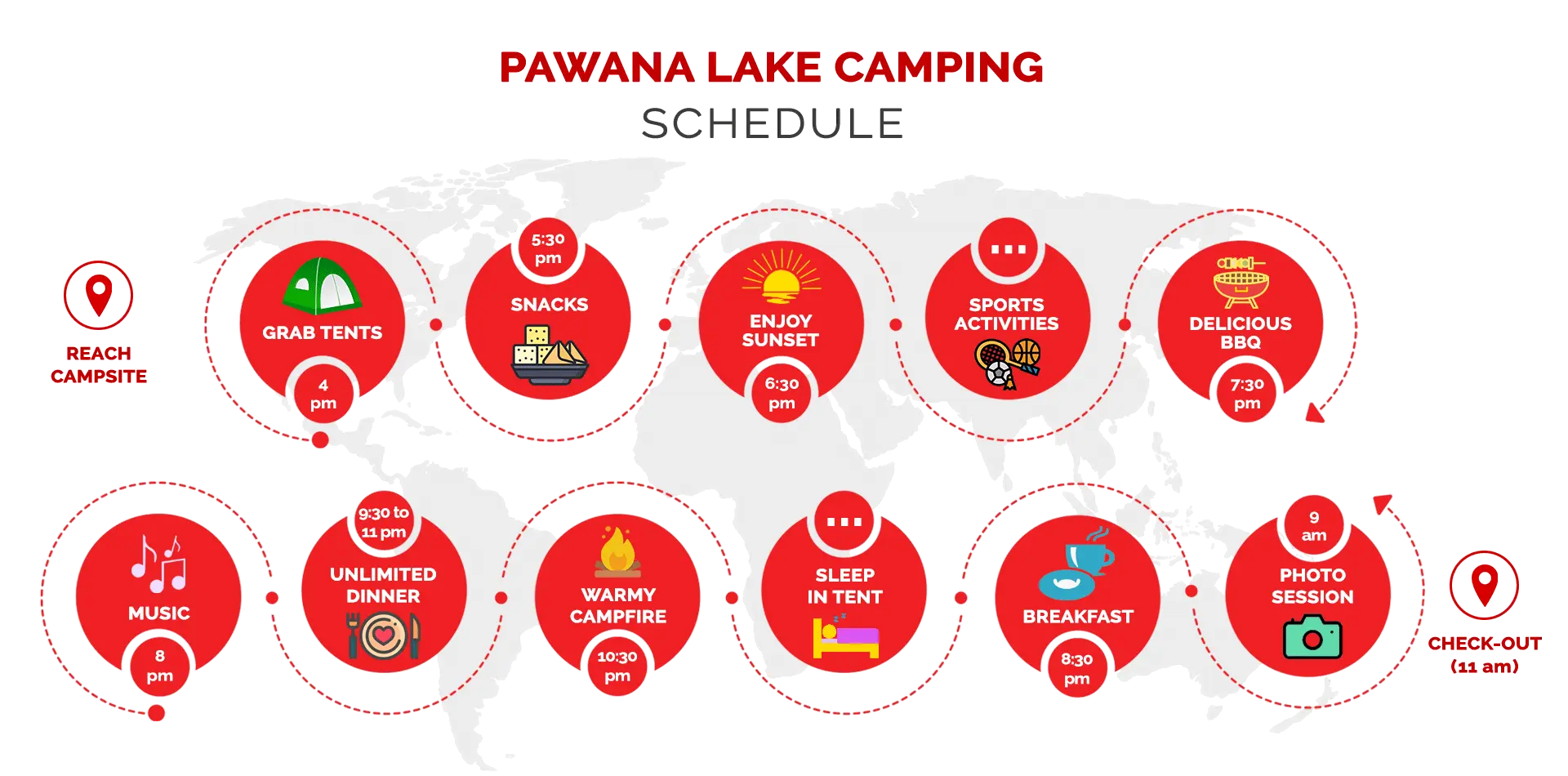 Pawna Lake Camping Schedule